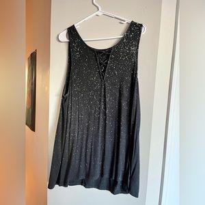 AE paint splatter tank top